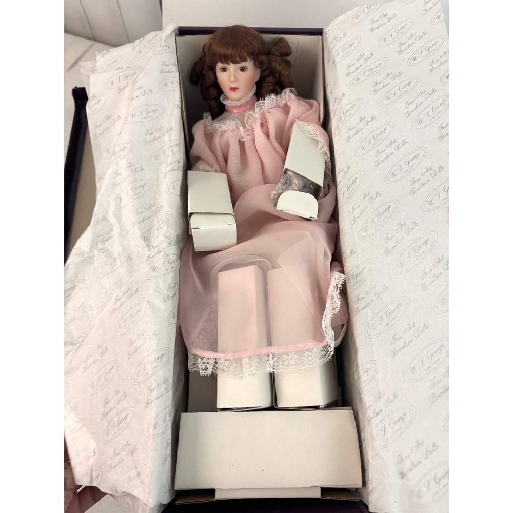 1989 Sandra Kuck Lullabye of Motherhood Porcelain Doll Reco W.S. George